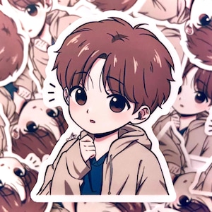 BL Cute K.im Dan Vinyl Sticker | Waterproof, fadeproof, scratch resistant | thick high quality vinyl w/ smooth matte finish - Miharu.Myet