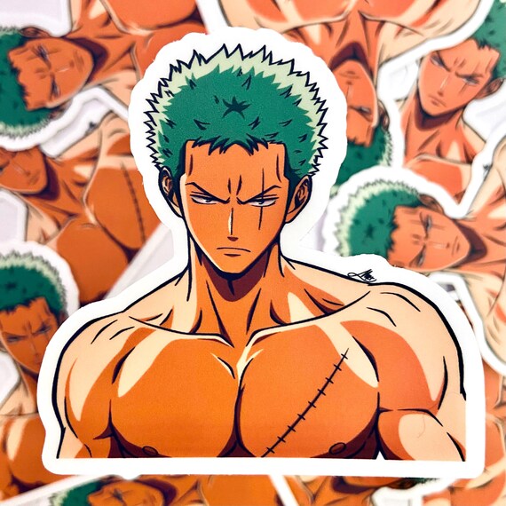 Z.oro & L.uffy Vinyl Sticker | Waterproof, fadeproof, scratch resistant | thick high quality vinyl w/ smooth matte finish - Miharu.Myet
