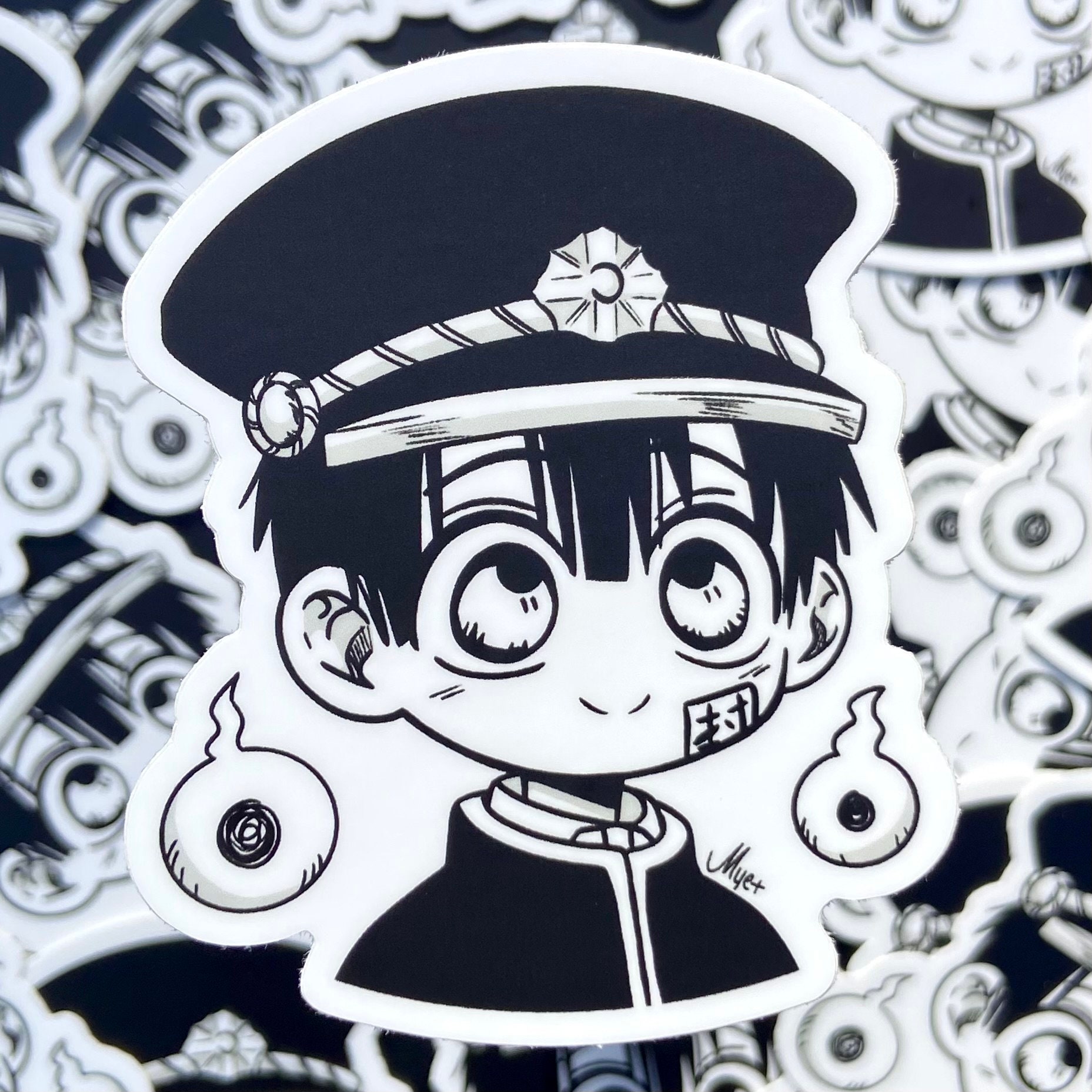 Chibi H.anako-kun Vinyl Sticker | Waterproof, Fadeproof, Scratch