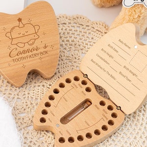 Personalized Tooth Fairy Box,Engraved Wood Tooth Keepsake Box,Kids Tooth Fairy Box,Tooth Fairy Trays,Tooth Fairy Pillow,First Tooth Keepsake