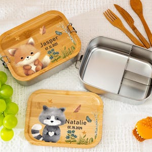 Boîte à lunch gravée,Boîte à lunch pour maternelle,Boîte à lunch personnalisée avec nom pour enfant d'âge préscolaire,Boîte à lunch avec nom personnalisée,Boîte à lunch pour la rentrée scolaire,Boîte à lunch