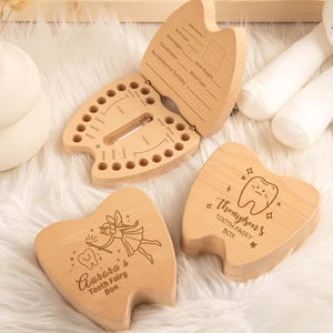 First Tooth Fairy Box,Tooth Keepsake Box,Personalized Wooden Tooth Fairy for Kids,Tooth Fairy Trays,Baby Tooth Keepsake,Tooth Fairy Pillow