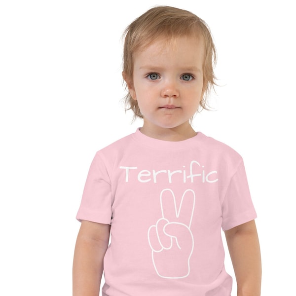 Toddler birthday, terrific two, birthday boy, 2nd birthday, birthday girl, birthday shirt, 2 year old, birthday shirt, terrible two shirt