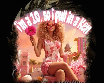 Nicki Minaj png, Barb PNG, T-shirt design, Ice Spice png, barb song png, ready to print, hiphop PNG, Rapper PNG ,Barb song