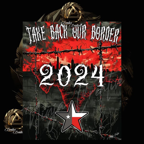 Texas Barbed Razor Wire/ Come Take It Border/ take back our border 2024/ texas png/ texas border | PNG | Digital Instant Download