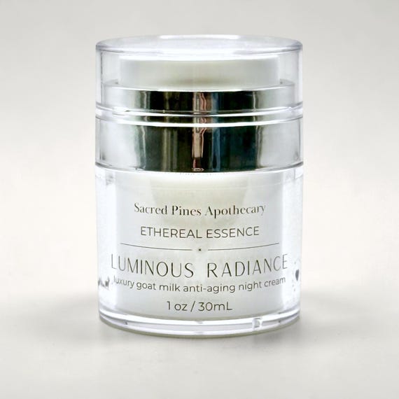 Face Moisturizer | Lightweight Glow Cream | Goat Milk Face Cream | Luminous Radiance