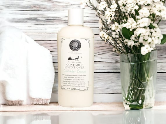 Goat Milk Conditioner For Dry Itchy Scalp Hydrating Nourishing Hair Care Gentle Natural Formula For Sensitive Skin Safe For Men Women Kids