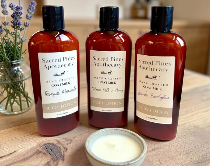 Goat Milk Body Lotion | Natural Hand & Body Moisturizer