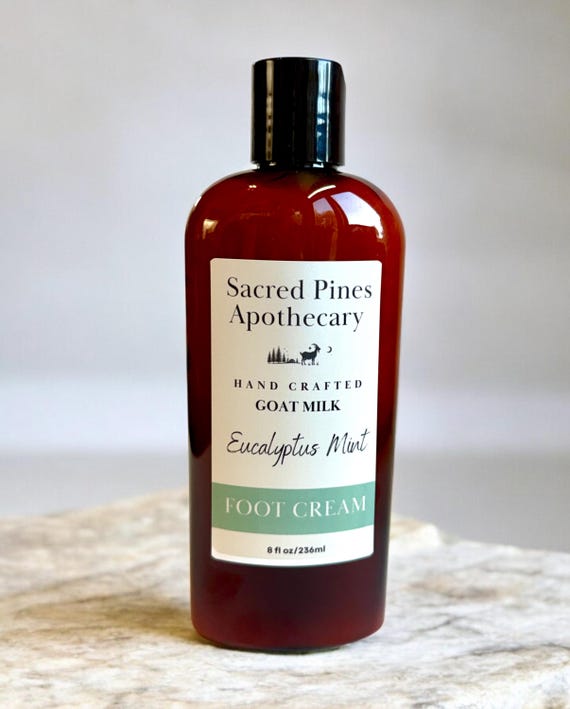 Goat Milk Foot Cream For Dry Cracked Skin Ultra-Hydrating And Softening Lotion For Rough Feet Moisturizing Spa Gift For Smooth Healthy Skin