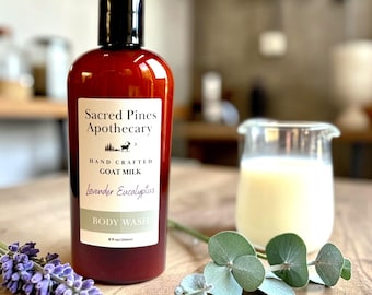 Natural Body Wash | Goat Milk Body Wash | Hydrating Body Cleanser | Handmade Goat Milk Skin Care