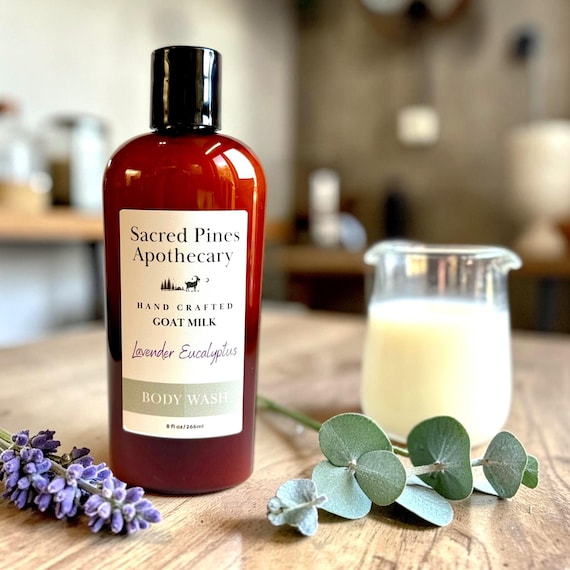 Natural Body Wash | Goat Milk Body Wash | Hydrating Body Cleanser | Handmade Goat Milk Skin Care