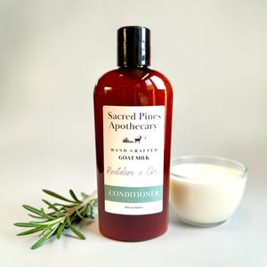 Natural Goat Milk Conditioner | Deep Hydration Conditioner | Frizzy Hair Care