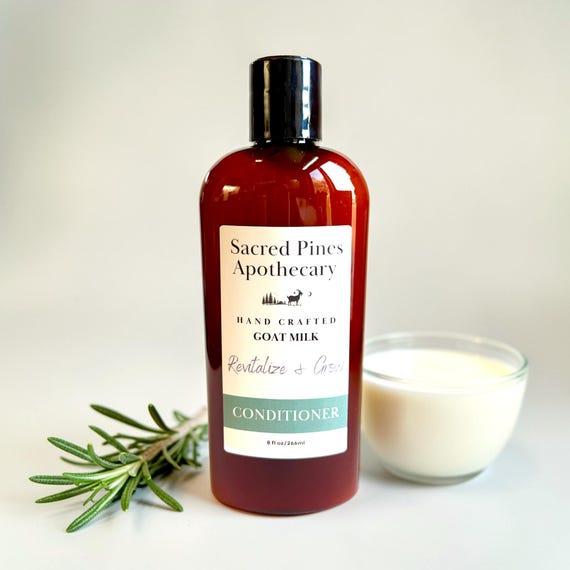 Natural Goat Milk Conditioner | Deep Hydration Conditioner | Frizzy Hair Care