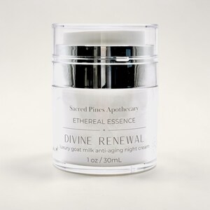 Face Moisturizer | Hydrating Natural Skincare | Goat Milk Face Cream | Divine Renewal