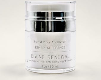Face Moisturizer | Hydrating Natural Skincare | Goat Milk Face Cream | Divine Renewal