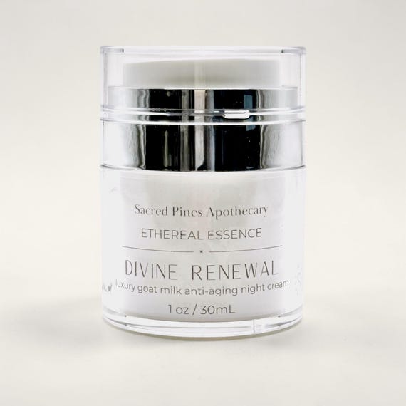 Face Moisturizer | Hydrating Natural Skincare | Goat Milk Face Cream | Divine Renewal