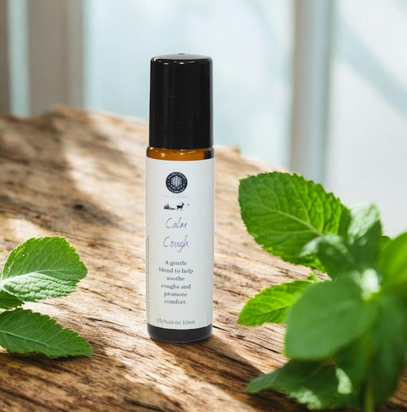 Calm Cough Essential Oil Roller Refreshing Aromatherapy Roll On For Comfort And Relaxation Perfect For Seasonal Support And Clear Breathing