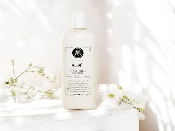 Goat Milk Lotion For Sensitive Skin Ultra-Moisturizing Hand Body Cream Natural Skincare For Dry Skin Daily Hydration For All Skin Types