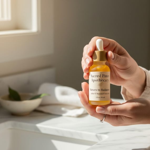 Rejuvenating Natural Face Oil | Tallow Botanical Oil | Glow Face Oil | Return to Radiance