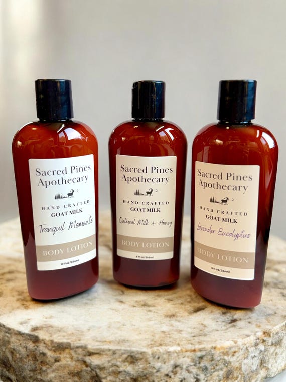 Goat Milk Lotion For Sensitive Skin Ultra-Moisturizing Hand Body Cream Natural Skincare For Dry Skin Daily Hydration For All Skin Types