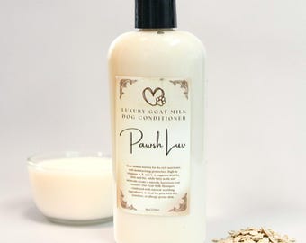 Ziegenmilch-Hundeconditioner: Natürlich, feuchtigkeitsspendend und beruhigend, 8-oz