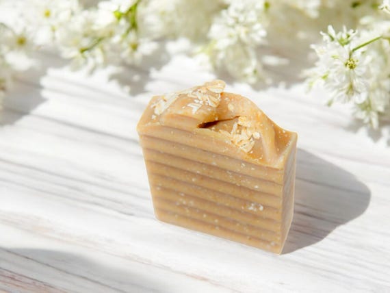 Oatmeal Milk And Honey Goat Milk Soap Natural Handmade Spa Gift Luxurious Moisturizing Bar For Women Bridal Shower Self-Care Gift