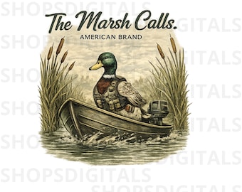 Mallard Duck Hunting Watercolor PNG | Wildlife Art (Digital Download)