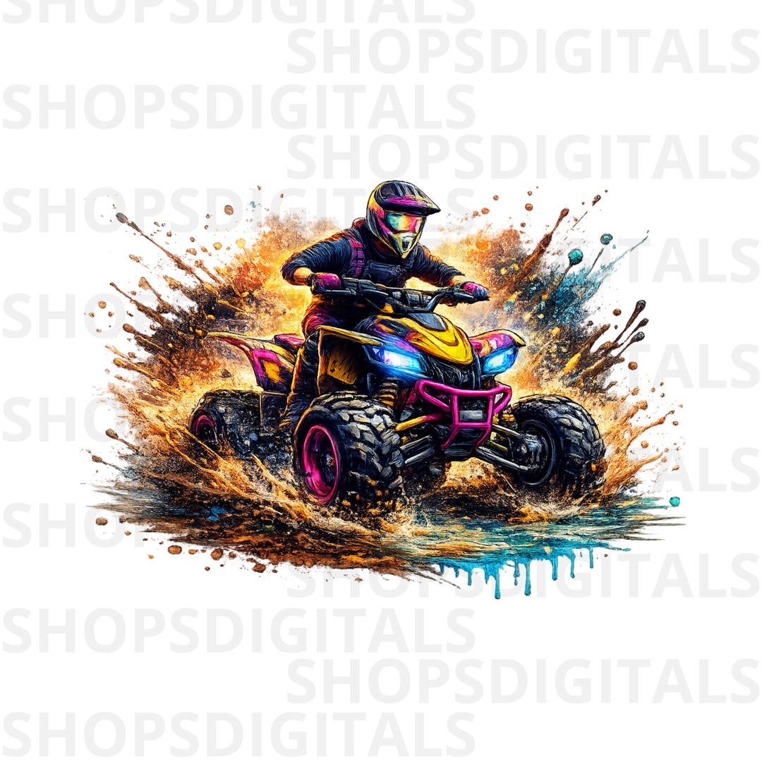 Transparent Atv Rider ATV Rider PNG, Quad Bike Design, off Road ATV Art - Etsy Australia