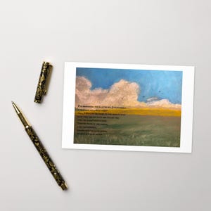 Cartolina standard Paesaggio poetico