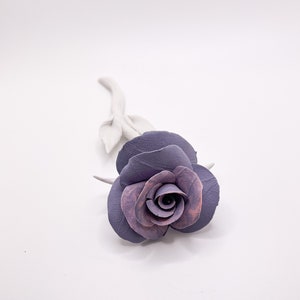 Handmade Porcelain Forever Rose: Unique Ceramic Flower Keepsake
