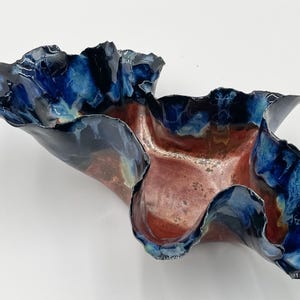 Handcrafted Ceramic Coral Sculpture: Ocean Home Decor