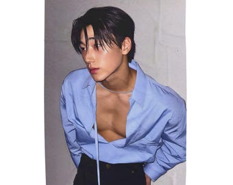 Ateez ソンファ 白髪 腹筋 ぬいぐるみブランケット、Ateez ツアー K