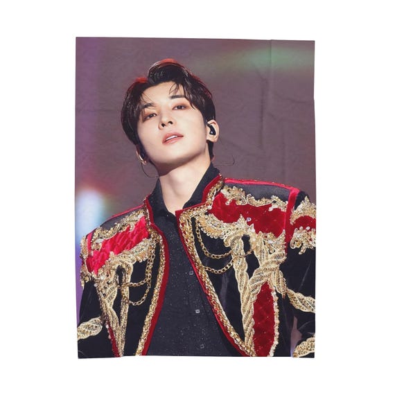 Wonwoo Prince Outfit Blanket, Seventeen Blanket, Kpop Blanket