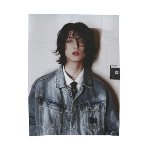 Xdinary Heroes Junhan Photo Blanket, Xdinary Heroes Blanket, Xdinary Heroes Kpop Blanket, XDH World Tour, XDH 2015