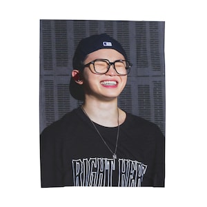 Woozi Cute Smile Blanket, Seventeen Blanket, Kpop Blanket, Seventeen Follow Again, Seventeen Spill the Feels, Seventeen World tour