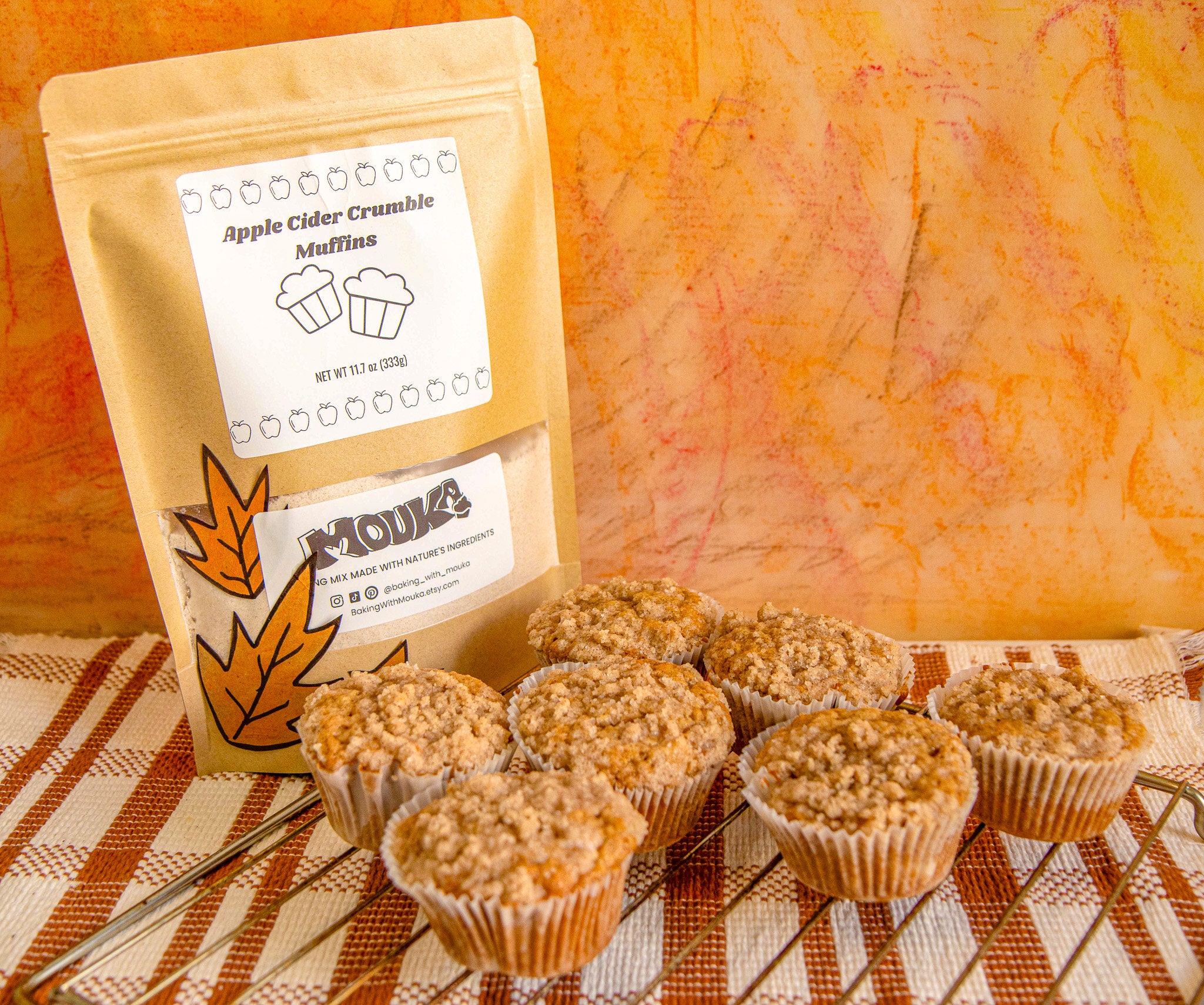 Apple Cider Crumble Muffin Mix Baking Kit Fall Recipes Baking Mix