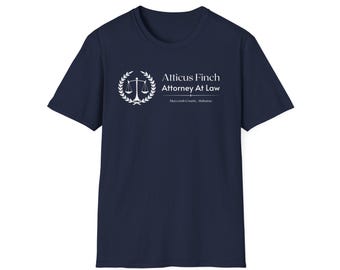 Camiseta "Matar a un ruiseñor" - Camiseta de Atticus Finch, abogado, para profesores y amantes de la lectura