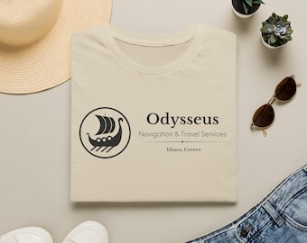 Odysseus Travel Agency Shirt - Greek Mythology T-Shirt for English Teachers - The Odyssey Literary Gift