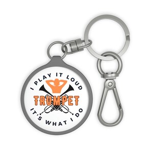 I Play It Loud (Trumpet) Keyring Tag