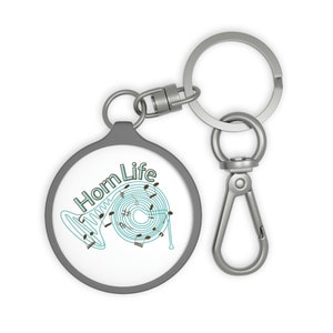 Horn Life Keyring Tag