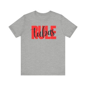 Tubas Rule (red) Unisex Jersey Short Sleeve Tee