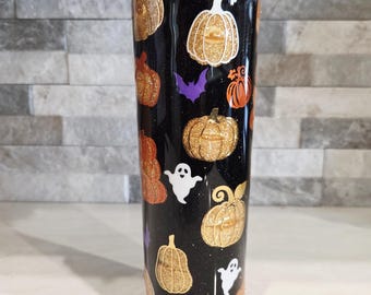 Vaso iluminado de Halloween