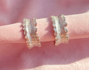Oorbellen oceaanwater, massief verzilverde S925 begaafde sieraden, sieraden Cadeaus voor haar