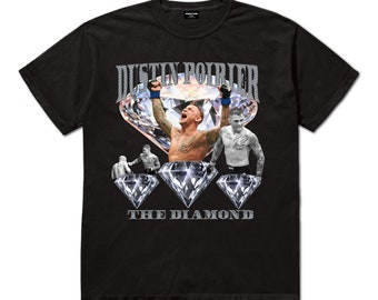 Dustin Poirier, Cotton, Black Short Sleeve T-Shirt, White Short Sleeve T-Shirt