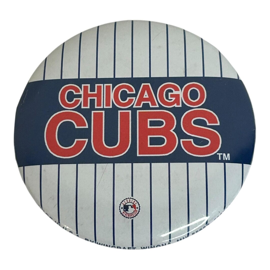 Chicago Cubs Pinback Buttons For Sale