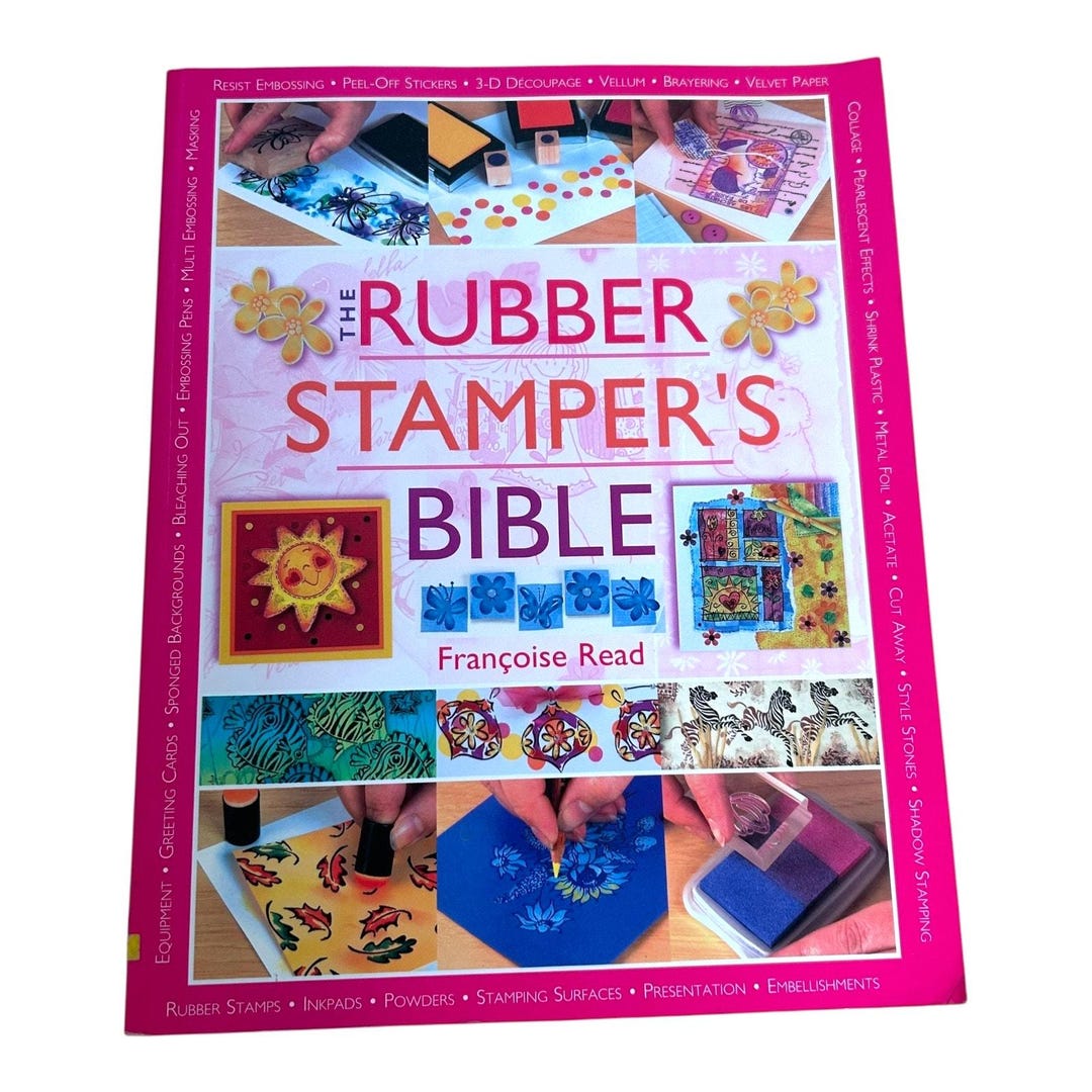 Rubber Stampers Bible Crafting Book Francoise Read - Etsy