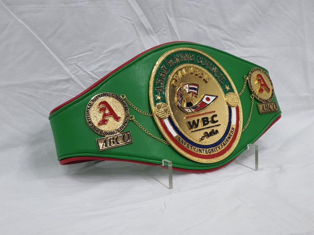 WBC World Champion Belt Boxing Championship Asian Boxing Etsy