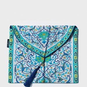 Bag Pouch Intricate design Book/Ipad Cover Cotton Fabric Gift Quran Case