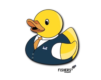 JetBlue Airways Male Flight Attendant 3" Duck Sticker! - Decal - Sticker - Water-resistant- Pilot - Aviation
