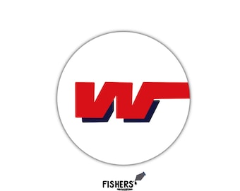 WesternAirlines Retro Logo Sticker: Nostalgic Airline Vinyl Decal - 3 inch - water-resistant